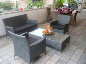 La terrasse de notre Hotel Restaurant